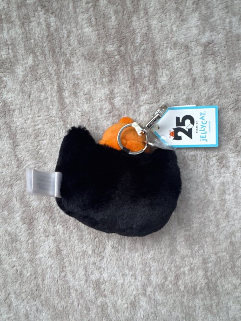 Jellycat Jack Bag Charm NWT 25th Anniversary Keychain Perfect Stocking Stuffer - Picture 3 of 4